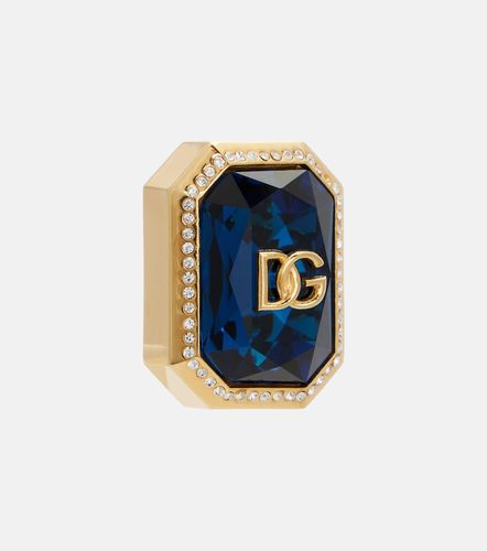 DG embellished clip-on earrings - Dolce&Gabbana - Modalova