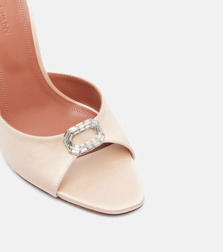 Mules Mini Camelia in raso - Amina Muaddi - Modalova
