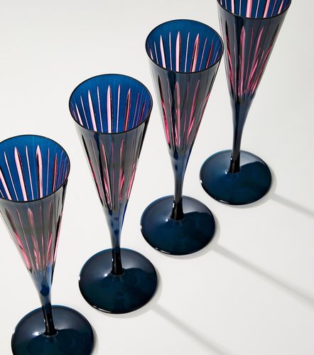 Set di 4 flûte da champagne Prism - L'Objet - Modalova