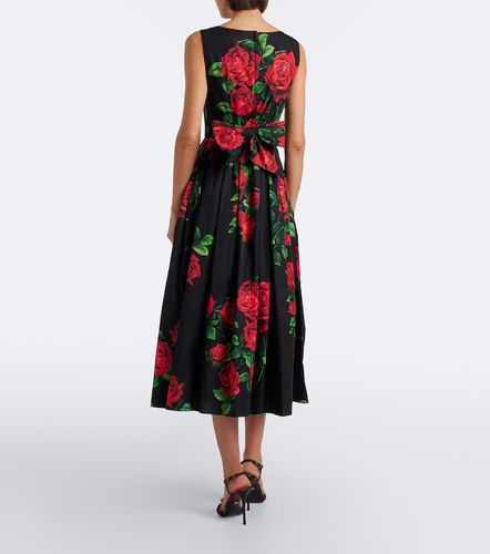 Abito lungo in misto cotone - Dolce&Gabbana - Modalova