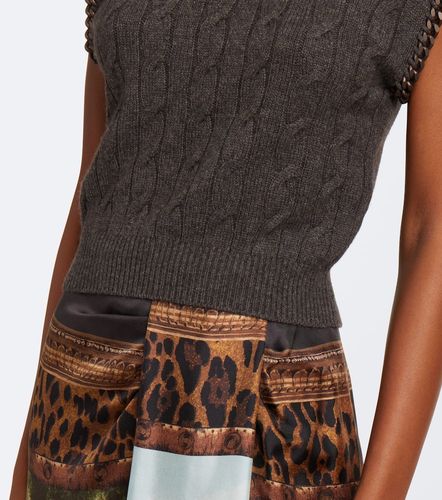 Cable-knit cashmere sweater vest - Ralph Lauren Collection - Modalova