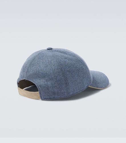 Cappello da baseball in lana, seta e cashmere - Eleventy - Modalova