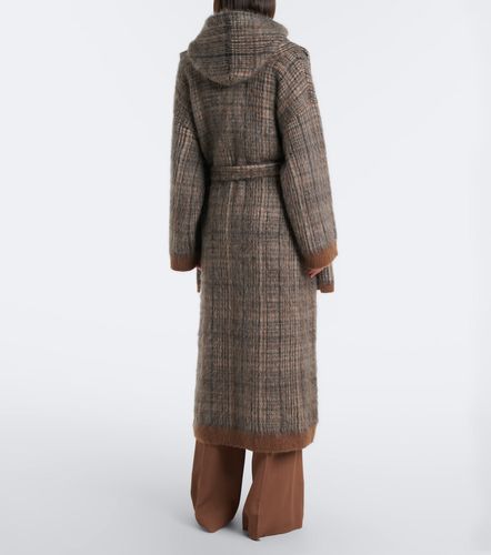 Cappotto in misto mohair con sciarpa - Brunello Cucinelli - Modalova