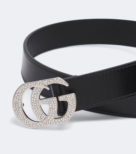 GG Marmont embellished leather belt - Gucci - Modalova