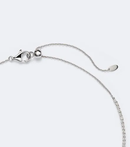Twin Heart 18kt white gold choker with diamonds - Kamyen - Modalova