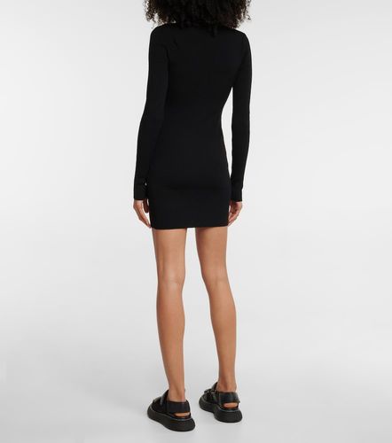 Rib-knit wool minidress - Wardrobe.NYC - Modalova