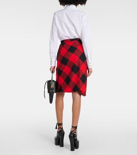 Falda midi Drunken Drape de lana virgen - Vivienne Westwood - Modalova