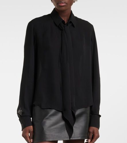 Wardrobe.NYC Tie-neck silk blouse - Wardrobe.NYC - Modalova