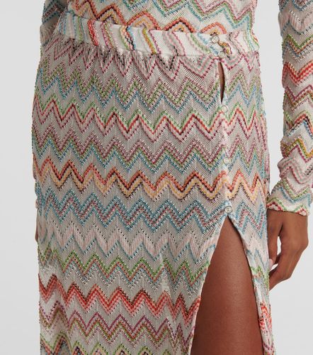 Gonna lunga in maglia con lamé - Missoni - Modalova