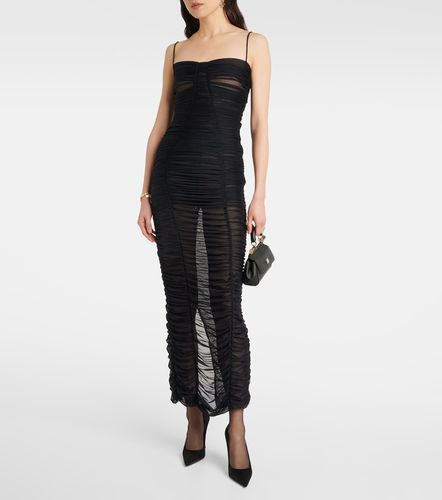 Vestido midi de tul transparente - Dolce&Gabbana - Modalova