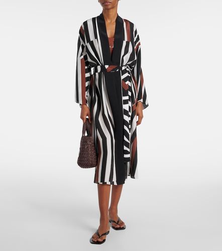 Ovatte striped beach cover-up - Max Mara - Modalova