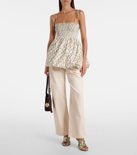 Miniabito Knot in cotone arricciato - Burberry - Modalova
