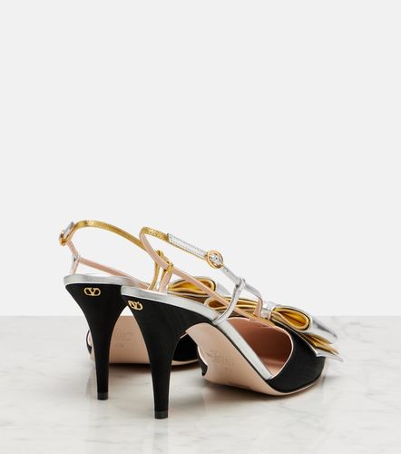 Bowow 85 moire slingback pumps - Valentino Garavani - Modalova