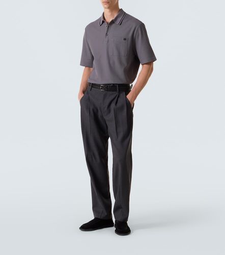 Besticktes Polohemd DG aus Baumwolle - Dolce&Gabbana - Modalova