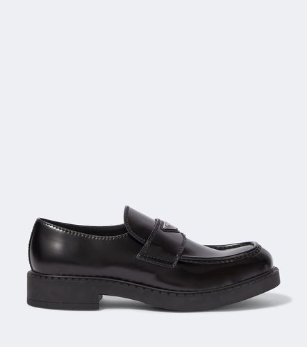 Prada Chocolate leather loafers - Prada - Modalova