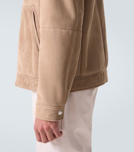 Shearling-lined suede jacket - Brunello Cucinelli - Modalova