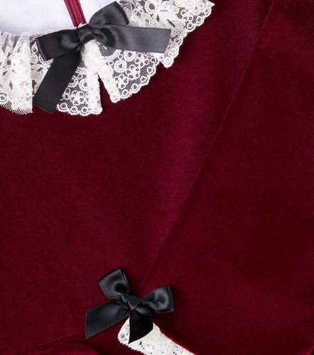 Vestido Eva de terciopelo de algodón - La Coqueta - Modalova