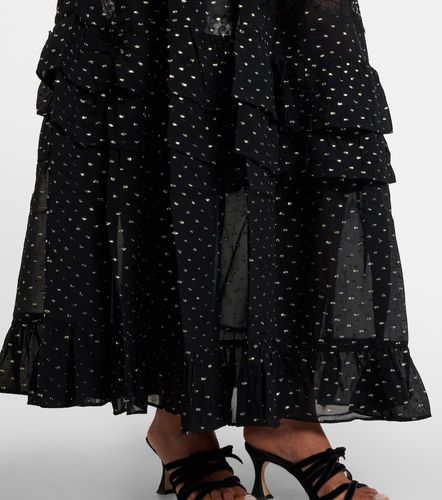 Maxirock aus Chiffon mit Spitze - Self-Portrait - Modalova