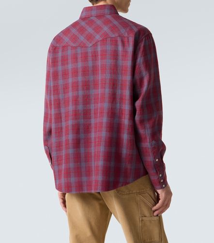 Camicia Four Corners in lana e lino a quadri - Visvim - Modalova