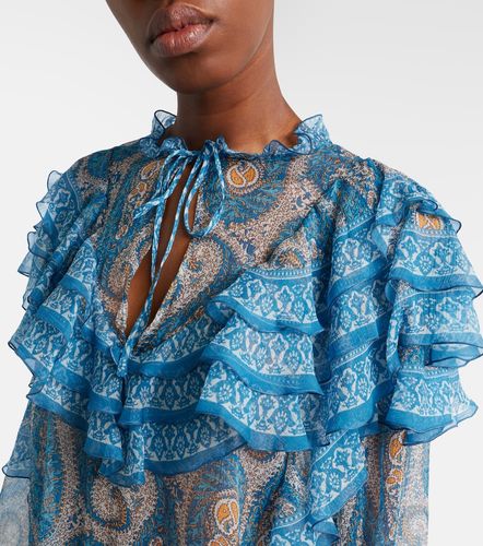 Etro Paisley ruffled silk blouse - Etro - Modalova