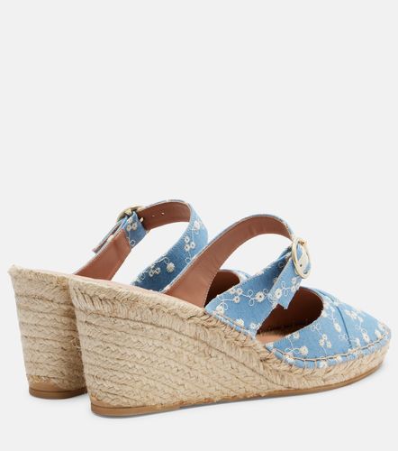 Alpargatas con cuña Farah de denim - Malone Souliers - Modalova