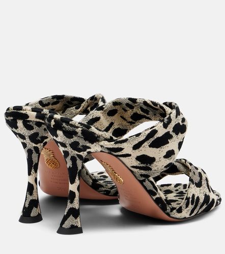 Twist 95 leopard-print sandals - Aquazzura - Modalova