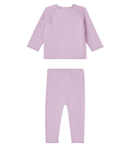 Set Loana de jersey y pantalones de algodón y cachemir - Bonpoint - Modalova