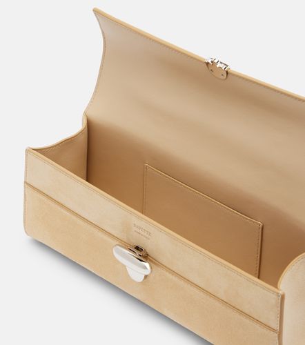 Borsa a mano Symmetry Slim in suede - Savette - Modalova