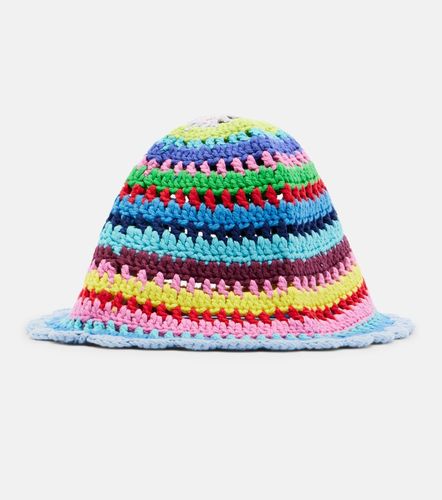 Cappello a secchiello in cotone crochet - Ganni - Modalova