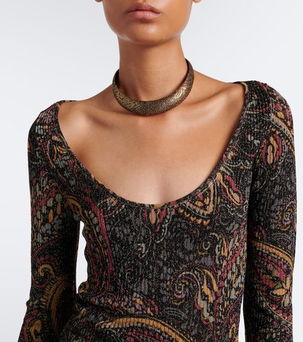 Etro Top aus Rippstrick - Etro - Modalova