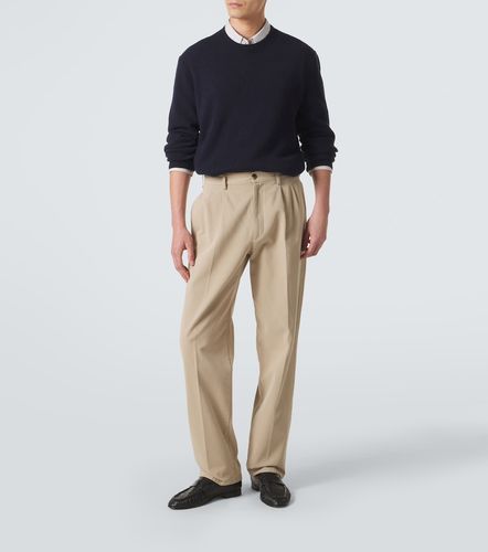 Pantalones anchos Tomasino de sarga de algodón - The Row - Modalova