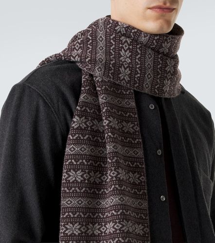 Sciarpa Fair Isle in cashmere a intarsio - Eleventy - Modalova