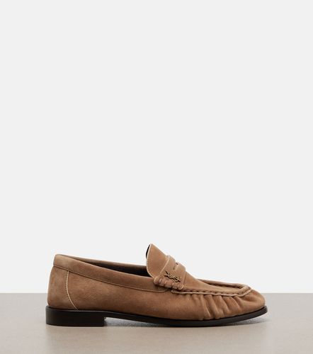 Le Loafer suede penny loafers - Saint Laurent - Modalova
