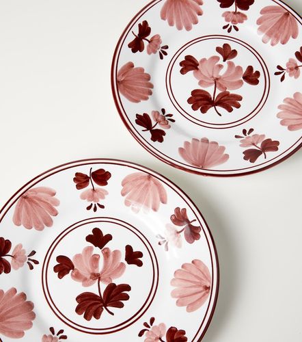 Set de 2 platos de postre Blossom de cerámica - Cabana - Modalova