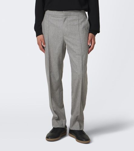 Wool, silk, and cashmere straight pants - Zegna - Modalova