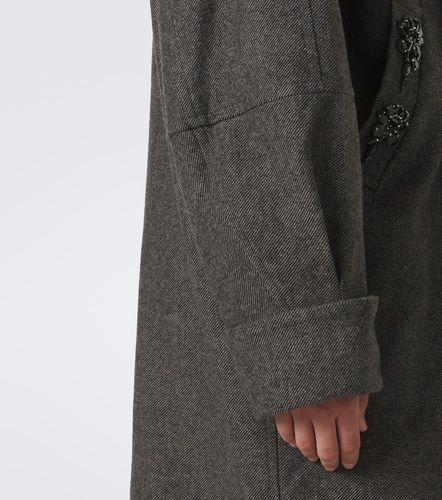 Verzierter Oversize-Mantel aus einem Wollgemisch - Simone Rocha - Modalova