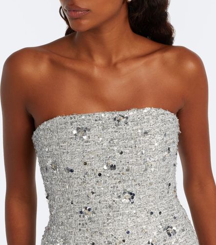 Kit sequined tweed bustier dress - Simkhai - Modalova