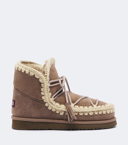 Stivaletti 18 in suede con shearling - Mou - Modalova
