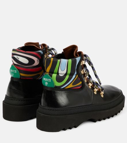 X Fusalp printed leather ankle boots - Pucci - Modalova