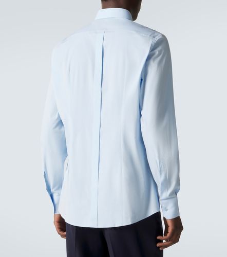 Camicia Oxford in popeline di misto cotone - Dolce&Gabbana - Modalova