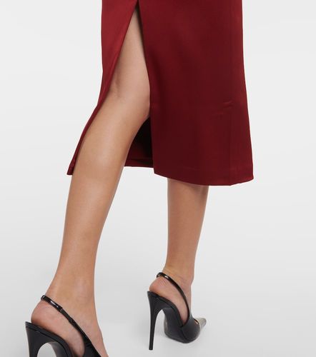 Alex Perry Satin crepe midi dress - Alex Perry - Modalova