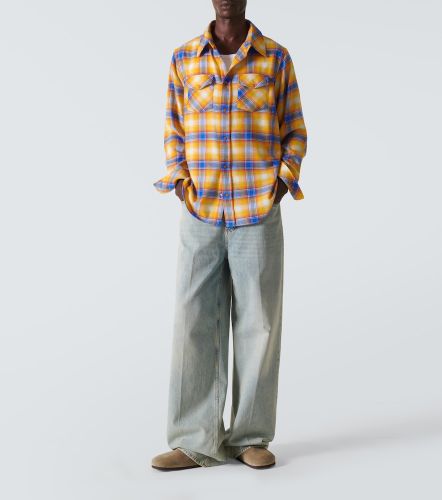 Camicia in cashmere tartan - God's True Cashmere - Modalova