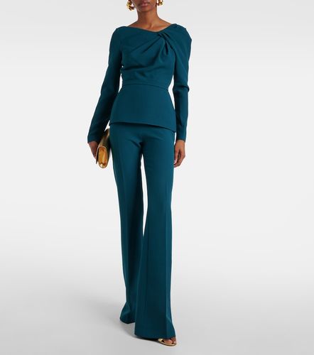Alexa high-rise crepe flared pants - Safiyaa - Modalova