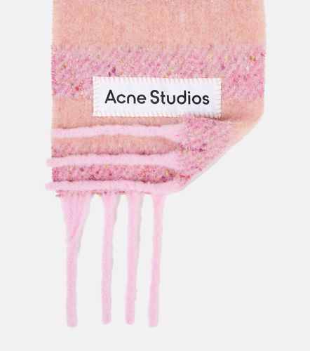 Bufanda en mezcla de lana a rayas - Acne Studios - Modalova