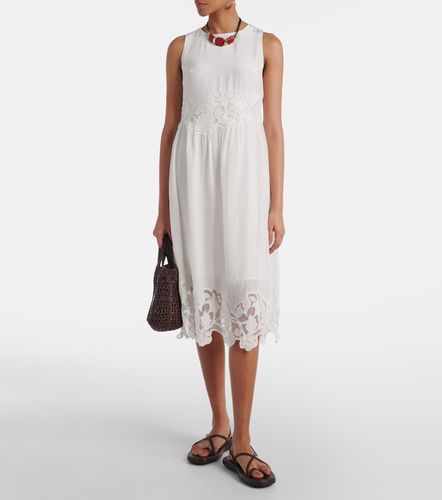 Velvet Midikleid Bianca mit Spitze - Velvet - Modalova