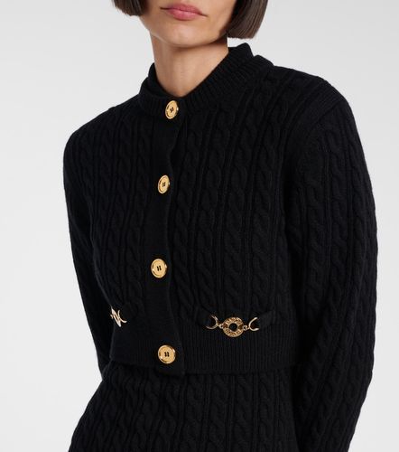 Cable-knit wool and cashmere cardigan - Patou - Modalova
