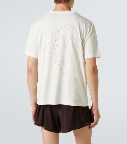 Distressed logo cotton jersey T-shirt - Satisfy - Modalova