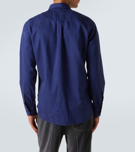 Camisa de dril de algodón y lino - Tom Ford - Modalova
