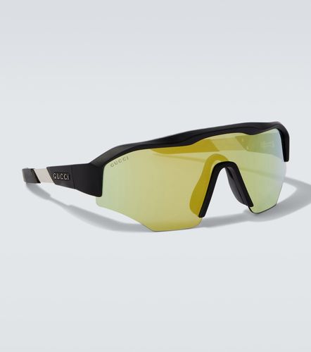 Gafas de sol máscara con logo - Gucci - Modalova