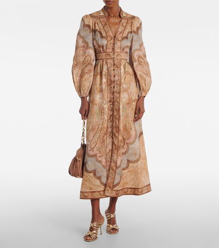 Abito chemisier Wanderlust in lino - Zimmermann - Modalova